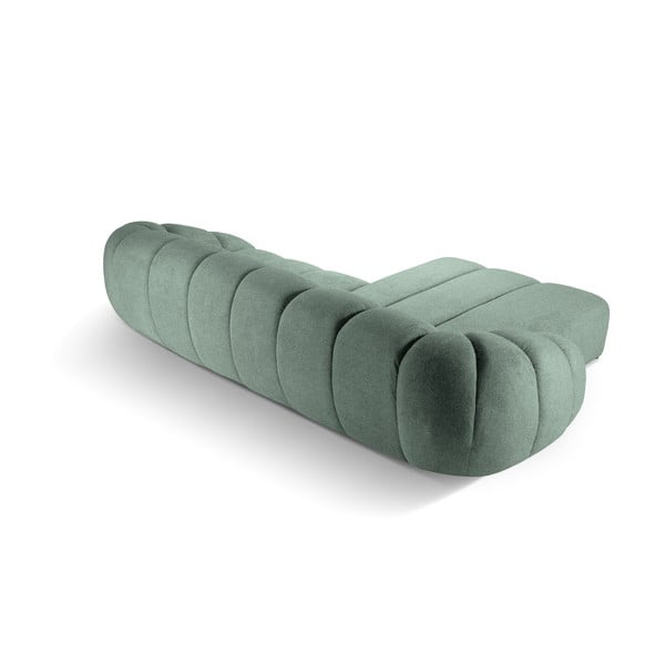 Svetlo zelena kotna sedežna garnitura (levi kot) Diana – Micadoni -image-3