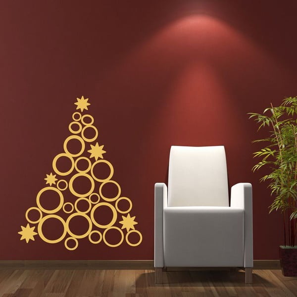Božična nalepka Ambiance Christmas Tree Design