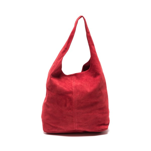 Rdeča usnjena torbica Roberta M 885 Rosso