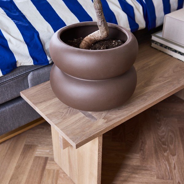 Okrasni cvetlični lonec iz kamenine ø 30 cm Kupla – OYOY Living Design-image-3