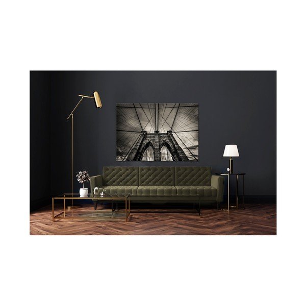Slika Styler Platno Silver Brooklyn, 85 x 113 cm-image-1