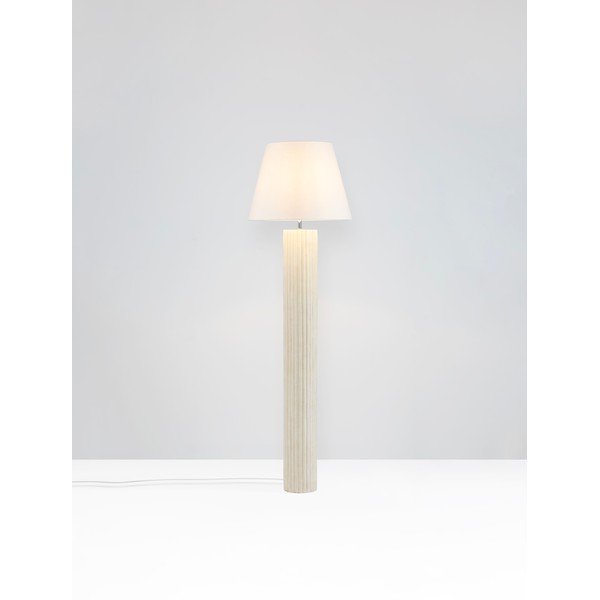 Bela/kremno bela lončena stoječa svetilka (višina 150 cm) Bacoo – Nova Luce-image-4
