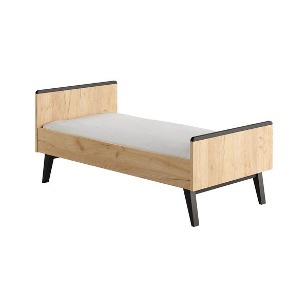 Otroška posteljica 70x140 cm v naravni barvi Retro – Pinio-image-2