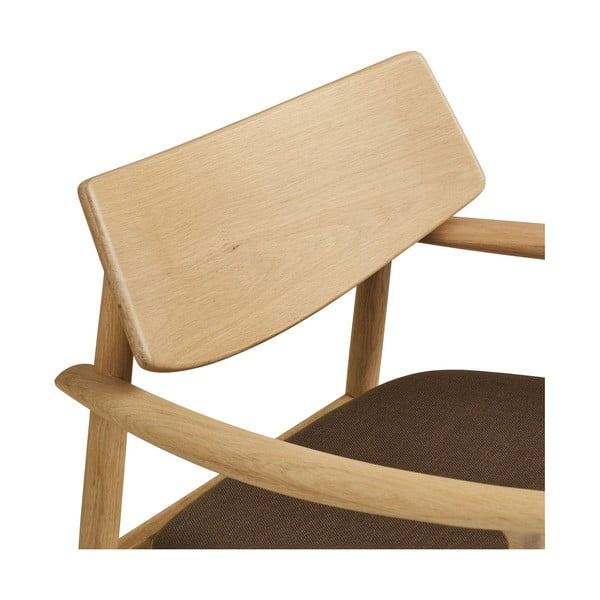 Rjav fotelj z naslonjalom za noge Olvera – House Nordic-image-4