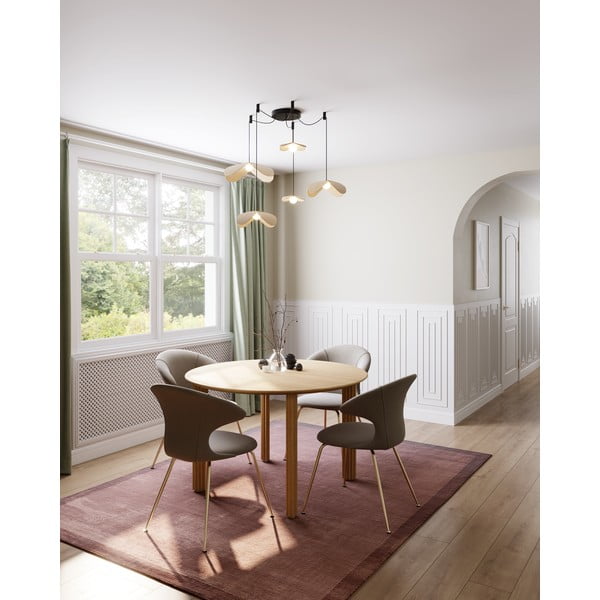 Okrogla jedilna miza iz masivnega hrasta ø 120 cm Comfort Circle – UMAGE-image-4