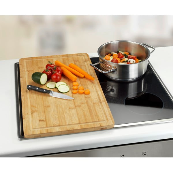 Zaščitna plošča za štedilnik iz bambusa Wenko-image-1