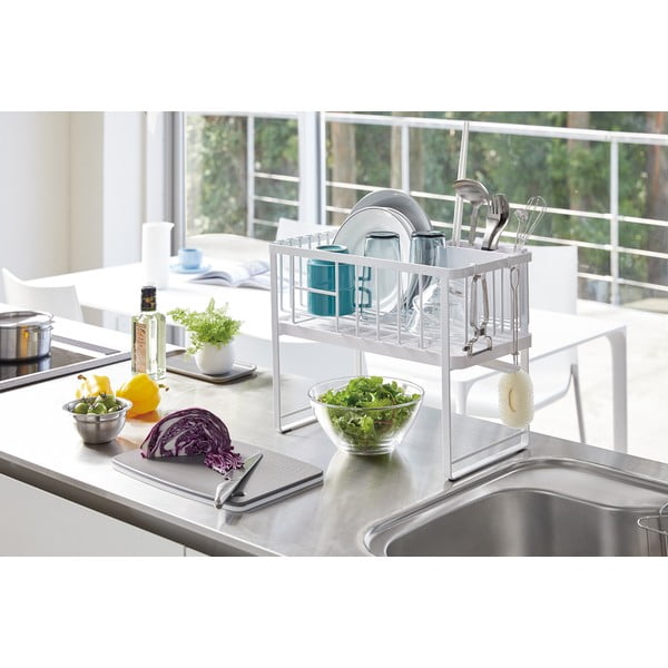 Dvonadstropni kovinski odcejevalnik posode Tower – YAMAZAKI-image-1