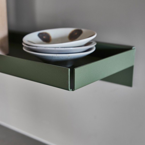 Temno zelena kovinska polica 50 cm Bakku – OYOY Living Design-image-2