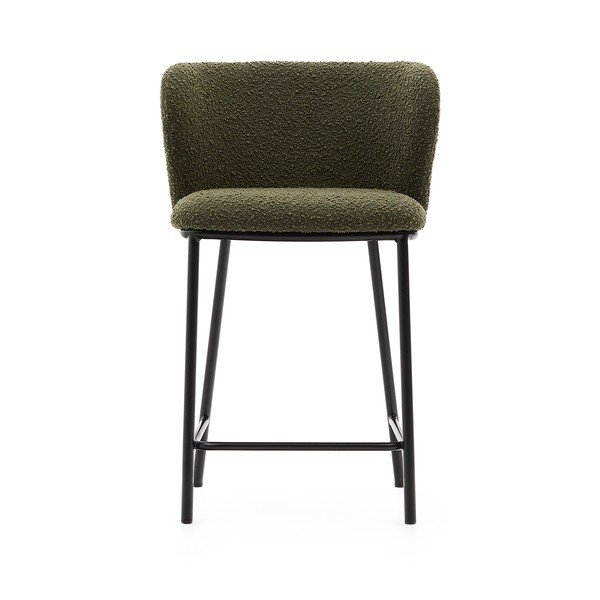 Zelen barski stol (višina sedeža 65 cm) Ciselia – Kave Home-image-2