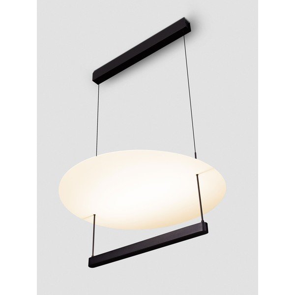 Bela/mat črna aluminijasta LED zatemnitvena viseča svetilka ø 60 cm Diona – Nova Luce-image-2