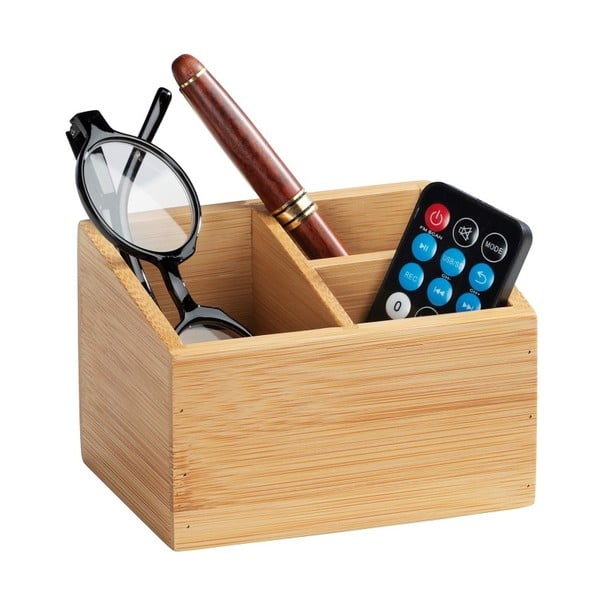 Organizator za kopalnico iz bambusa s 3 predali Wenko Terra-image-1