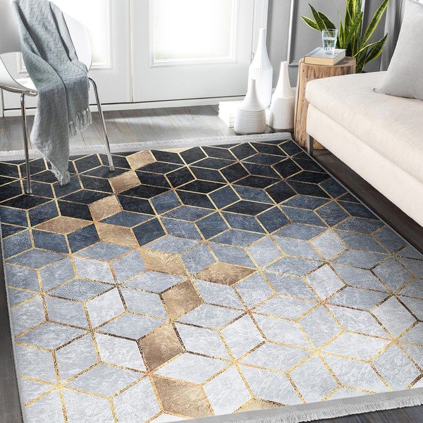 Modro-siv tekač 80x200 cm - Mila Home-image-2