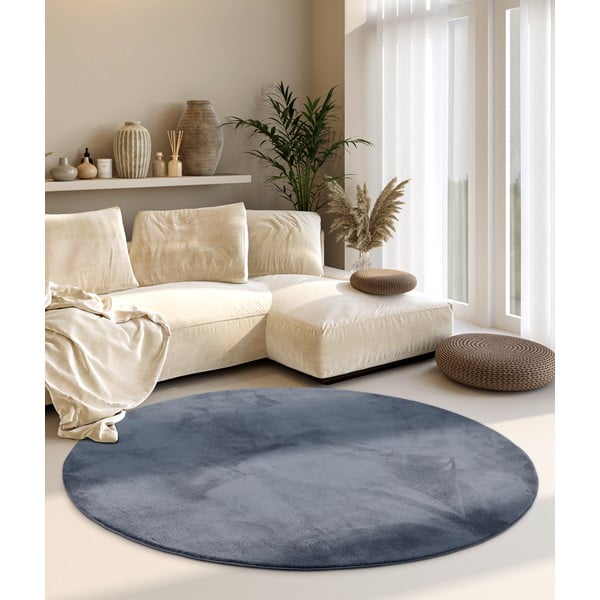 Antracitno siva okrogla preproga ø 160 cm Leon – Villeroy&Boch-image-1