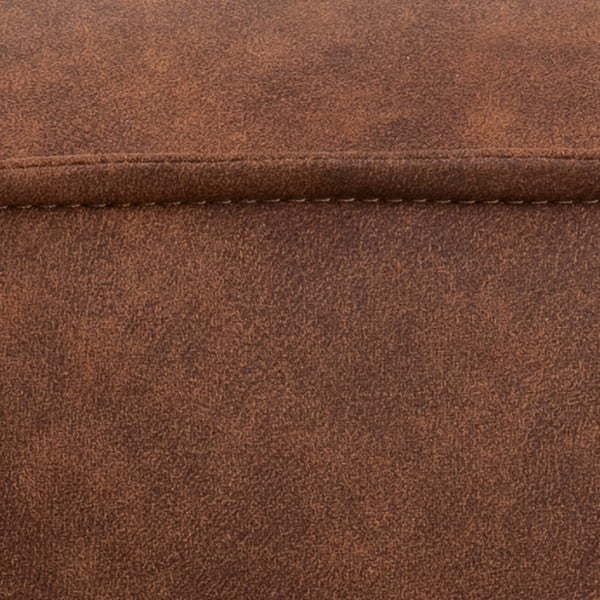 Konjak rja puf v imitaciji usnja Actona Mie, 40 x 40 cm-image-4