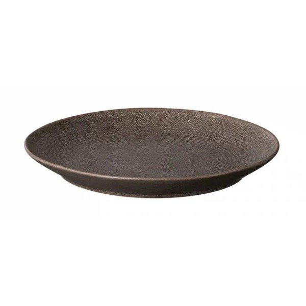 Temno rjav desertni keramičen krožnik ø 21 cm Kumi – Blomus