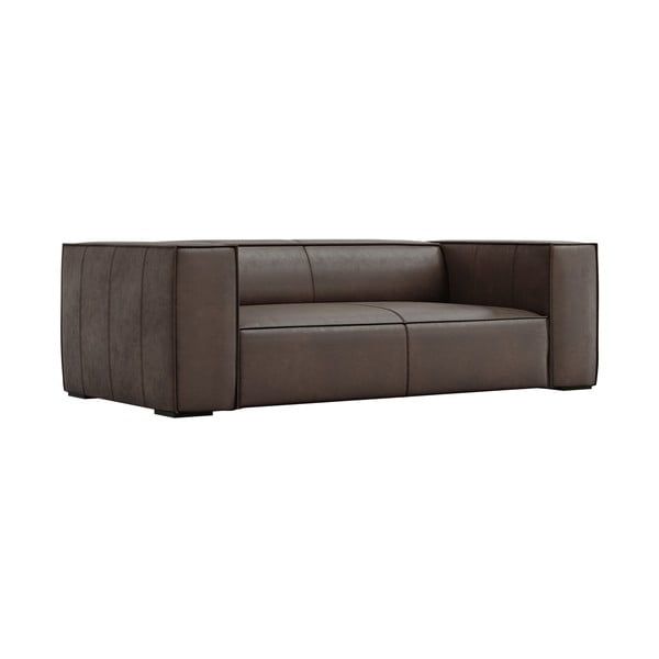 Rjava usnjena zofa 212 cm Madame - Windsor & Co Sofas-image-2