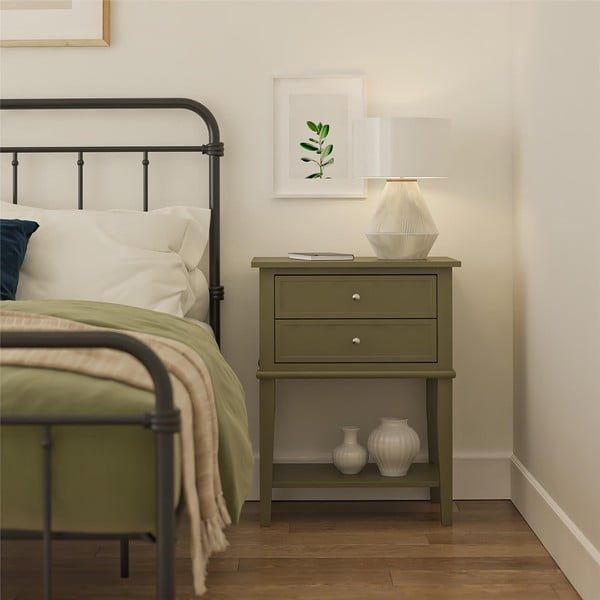 Kaki zelena nočna omarica Franklin – Støraa-image-1