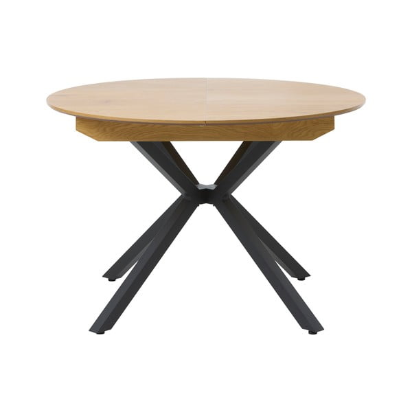 Okrogla raztegljiva jedilna miza z dodatno ploščo ø 120 cm Cesura – Unique Furniture