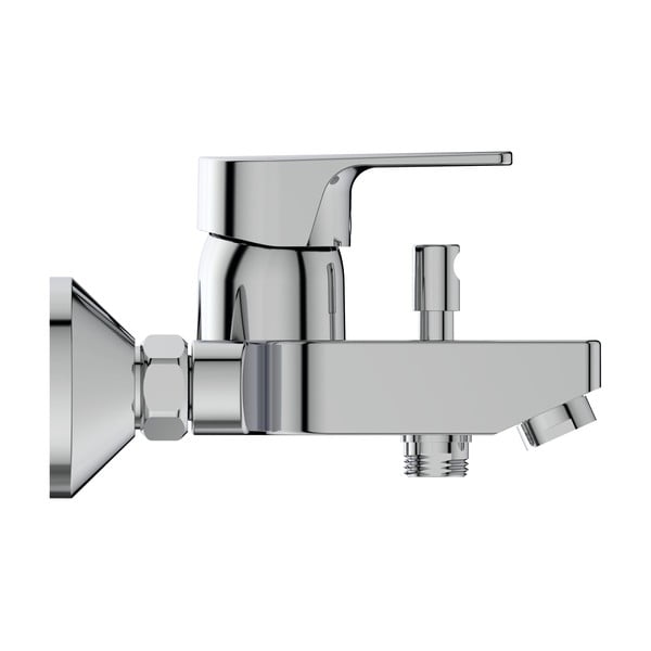 Stenska armatura za kad v sijajno srebrni barvi Cerafine D – Ideal Standard-image-4