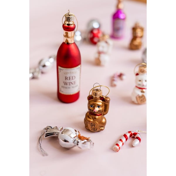 Stekleni okraski za jelko v kompletu 4 ks Candy Cane – Sass & Belle-image-1