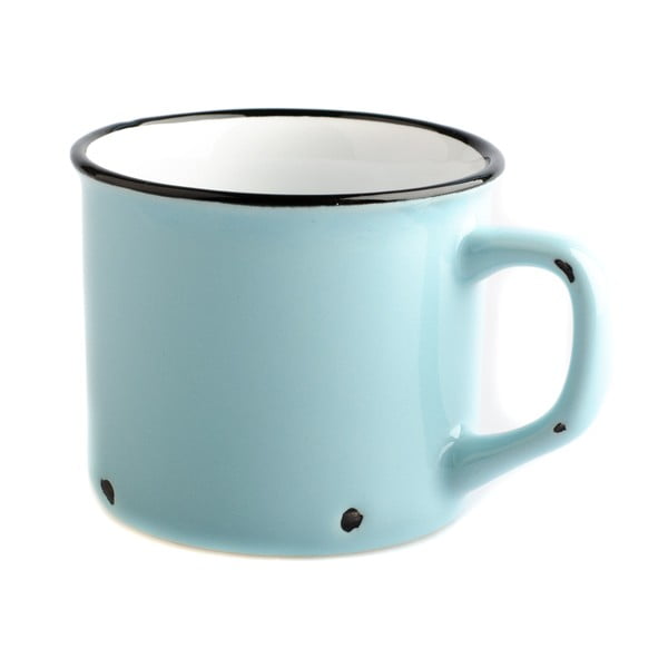 Svetlo modra keramična skodelica Dakls Story Time Over Tea, 230 ml