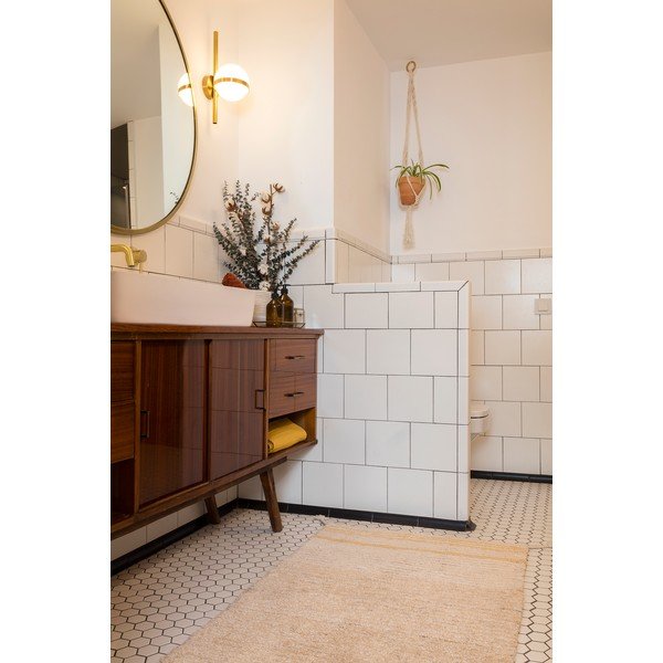 Oker rumena bombažna preproga 80x140 cm Twin Amber – Lorena Canals-image-4