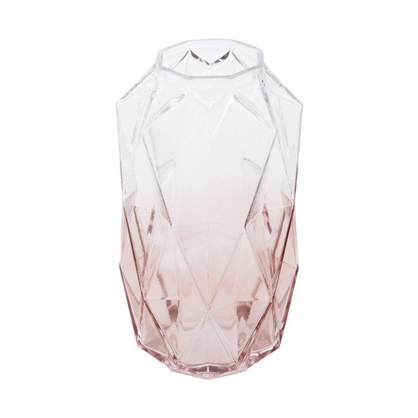 Rožnata steklena vaza (višina 28 cm) Brice – Premier Housewares-image-3