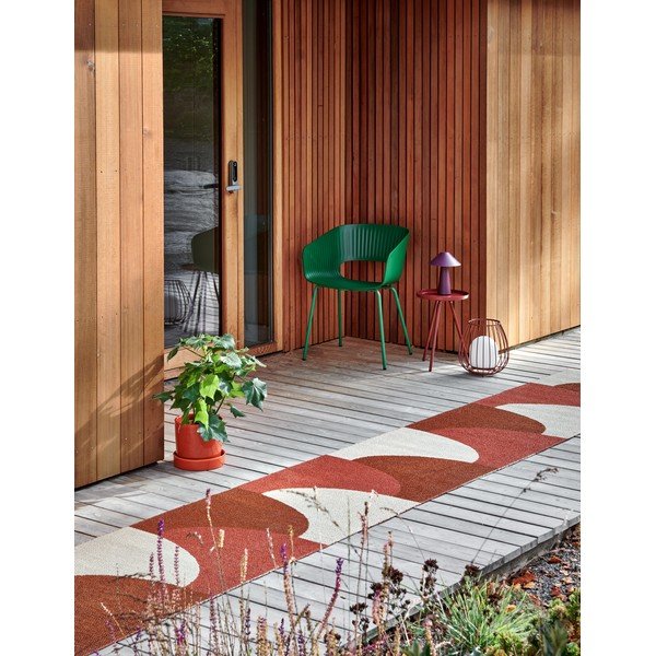 Opečnato oranžen zunanji in notranji tekač 70x270 cm Hill Brick Rust – Pappelina-image-1