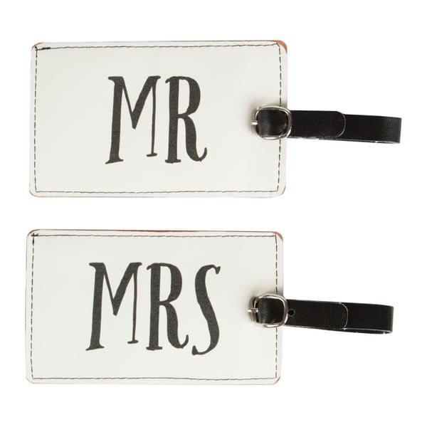 Komplet 2 oznak za prtljago Sass & Belle Mr And Mrs