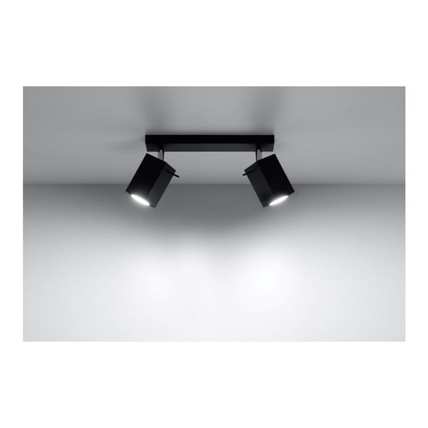 Črna stropna svetilka Sollux Toscana-image-2