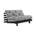 Siva raztegljiva sedežna garnitura 140 cm Roots Black Night – Karup Design