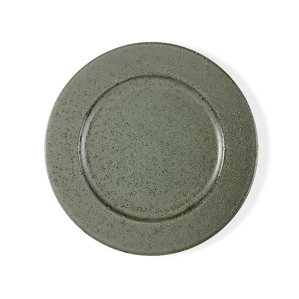 Zeleni kamnoseški plitev krožnik Bitz Basics Green, ⌀ 27 cm