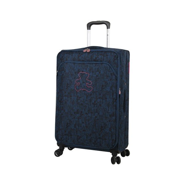 Moder kovček na 4 kolesih Lulucastagnette Teddy Bear, 71 l-image-1