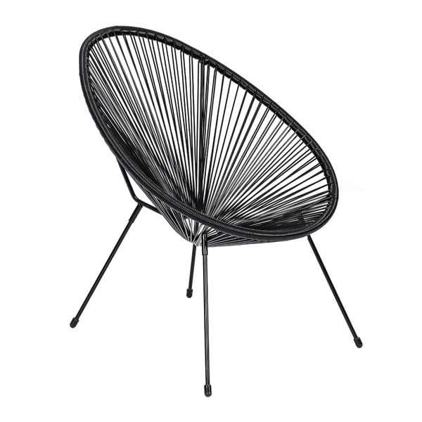 Vrtni stol iz črnega ratana Bonami Selection Avocado-image-4