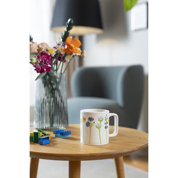 Bela keramična otroška skodelica 300 ml Meadow Flowers – LEGO®-image-1