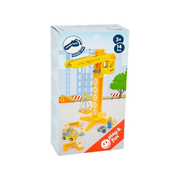 Otroški leseni gradbeni žerjav Legler Construction-image-4