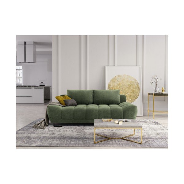 Zelen raztegljiv trosed Windsor & Co Sofas Cumulus-image-1