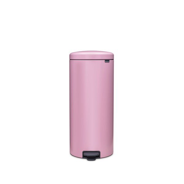 Rožnat jeklen koš za smeti s pedalom 30 l NewIcon – Brabantia