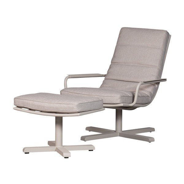 Svetlo siv vrtni tabure Coosa – Exotan-image-3