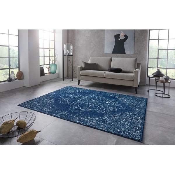 Temno modra preproga Nouristan Pandeh, 80 x 150 cm-image-1
