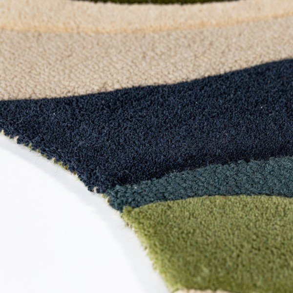 Zelena ročno tkana volnena preproga 200x290 cm Envy Wool – Flair Rugs-image-4