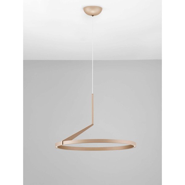 Aluminijasta LED zatemnitvena viseča svetilka v rožnato zlati ø 60 cm Tilia – Nova Luce-image-4