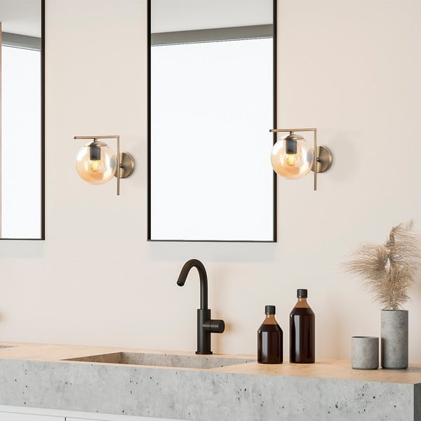 Stenska svetilka v zlati barvi ø 15 cm Antique – Opviq lights-image-1