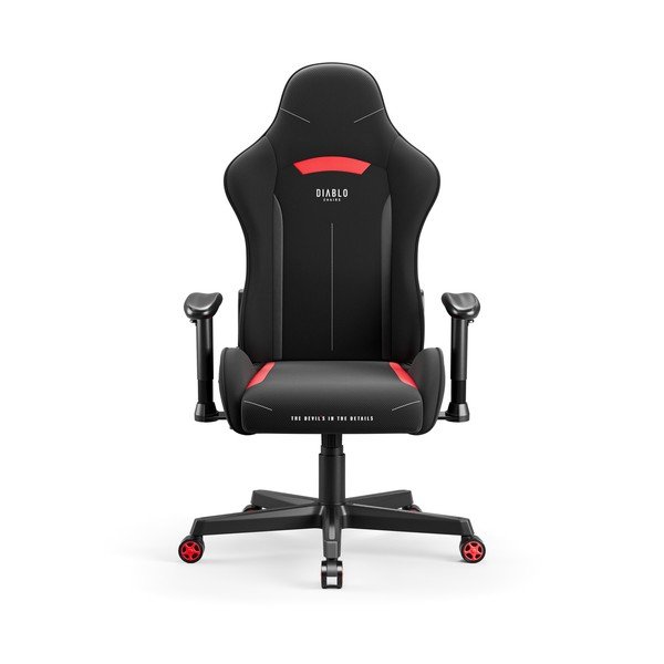 Črn gaming stol X-Starter – Diablo Chairs-image-2