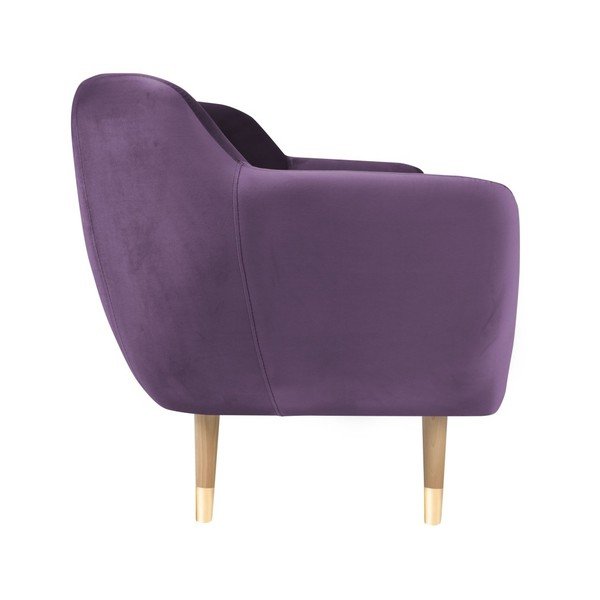 Vijolični fotelj Mazzini Sofas Amelie-image-2