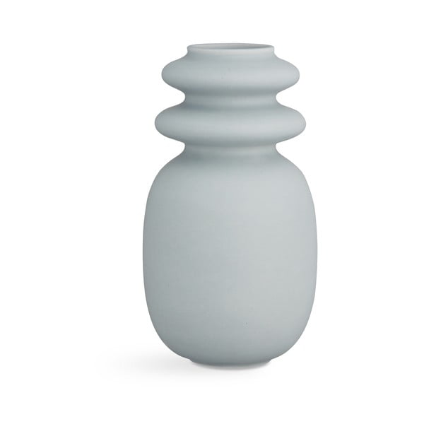 Modro-siva keramična vaza Kähler Design Kontur, višina 29 cm