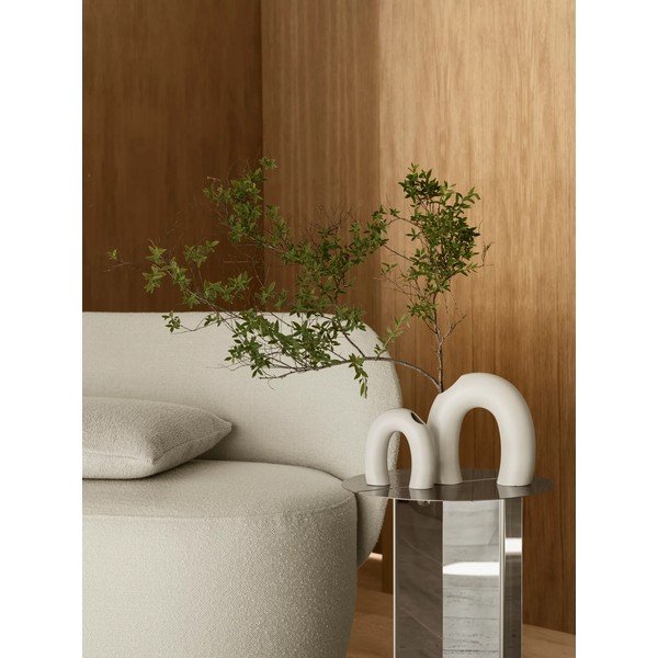 Kremno bela keramična vaza (višina 12 cm) Kagetsu – Blomus-image-1