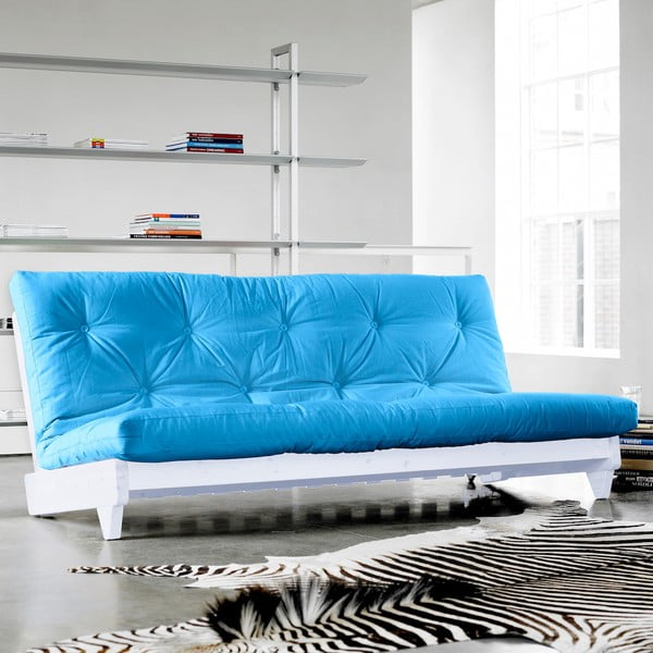 Kavč postelja Karup Fresh White/Horizon Blue