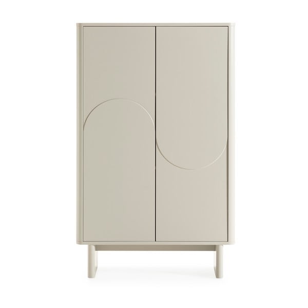 Kremno bela omarica 80x130x40 cm Solei – MOME