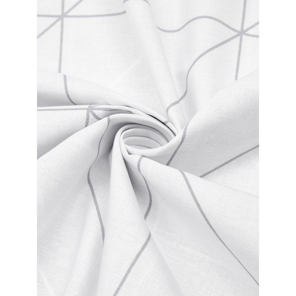 Bela in siva bombažna posteljnina by46 Marla, 155 x 220 cm-image-3